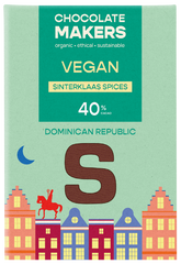 Chocolatemakers Sintletter melk vega bio 100 Gram