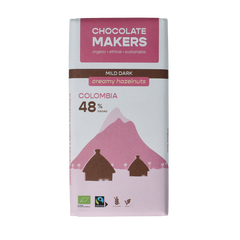 Chocolatemakers Colombia dark hazelnut creme 48% bio 80.00 Gram