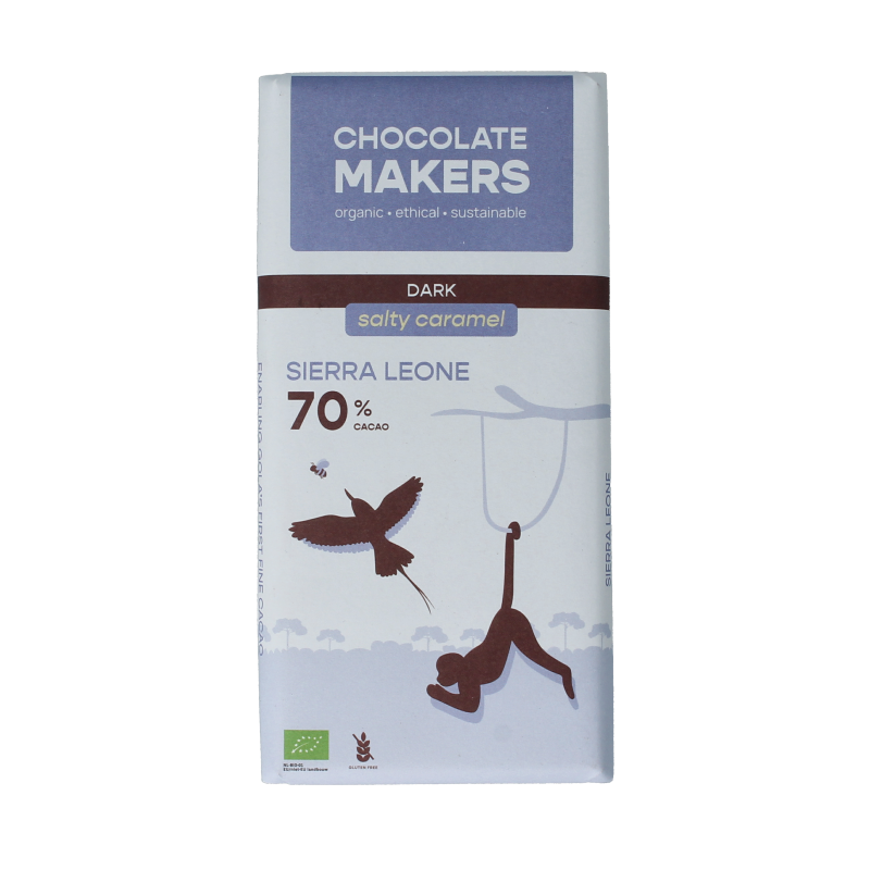 Chocolatemakers Sierra Leone salty caramel 70% bio 80.00 Gram