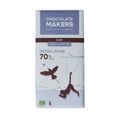 Chocolatemakers Sierra Leone salty caramel 70% bio 80 Gram