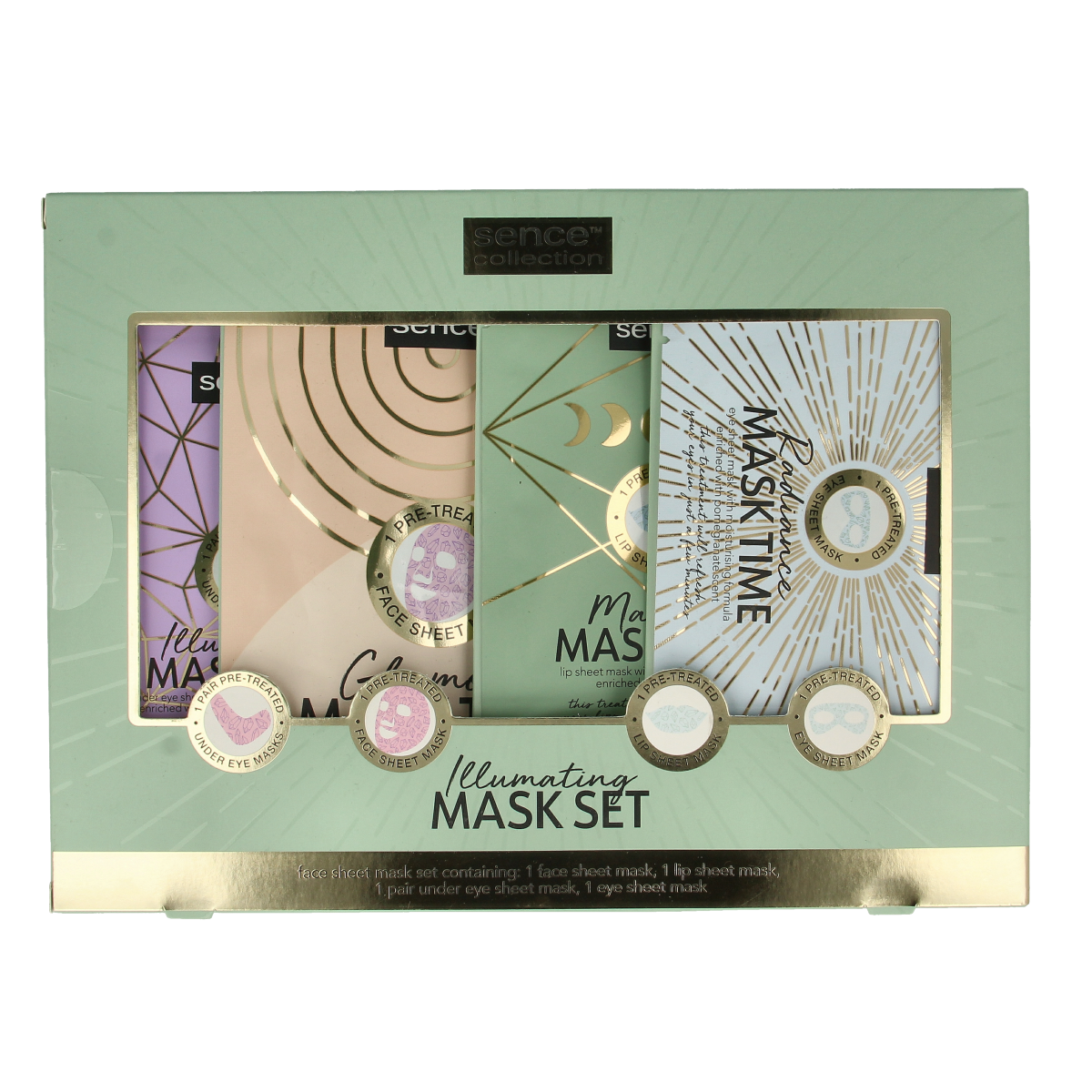 Sence Geschenkverpakking mask kit radiance boost 1.00 Stuks
