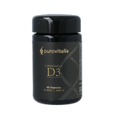 Purovitalis Liposomal vitamine D3 60.00 Vegetarische capsules