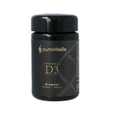 Purovitalis Liposomal vitamine D3 60 Vegetarische capsules