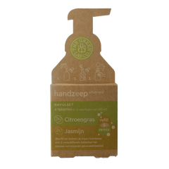 The Green Lab Co Handzeep navulset citroengras & jasmijn 4 Stuks