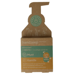The Green Lab Co Handzeep navulset munt & kamille 4 Stuks