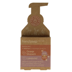 The Green Lab Co Handzeep navulset oranjebloesem & lavendel 4 Stuks
