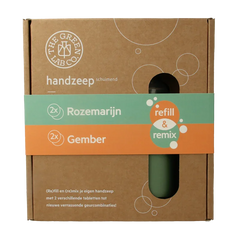 The Green Lab Co Handzeep premium starterset rozemarijn & gember 1 Set