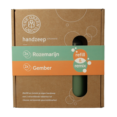 The Green Lab Co Handzeep premium starterset rozemarijn & gember 1.00 Set