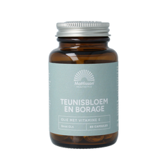 Mattisson Teunisbloem en borage met 75mg GLA 60.00 Capsules