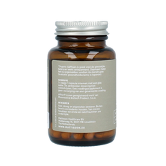 Mattisson Organic saffraan 30mg bio 60.00 Vegetarische capsules