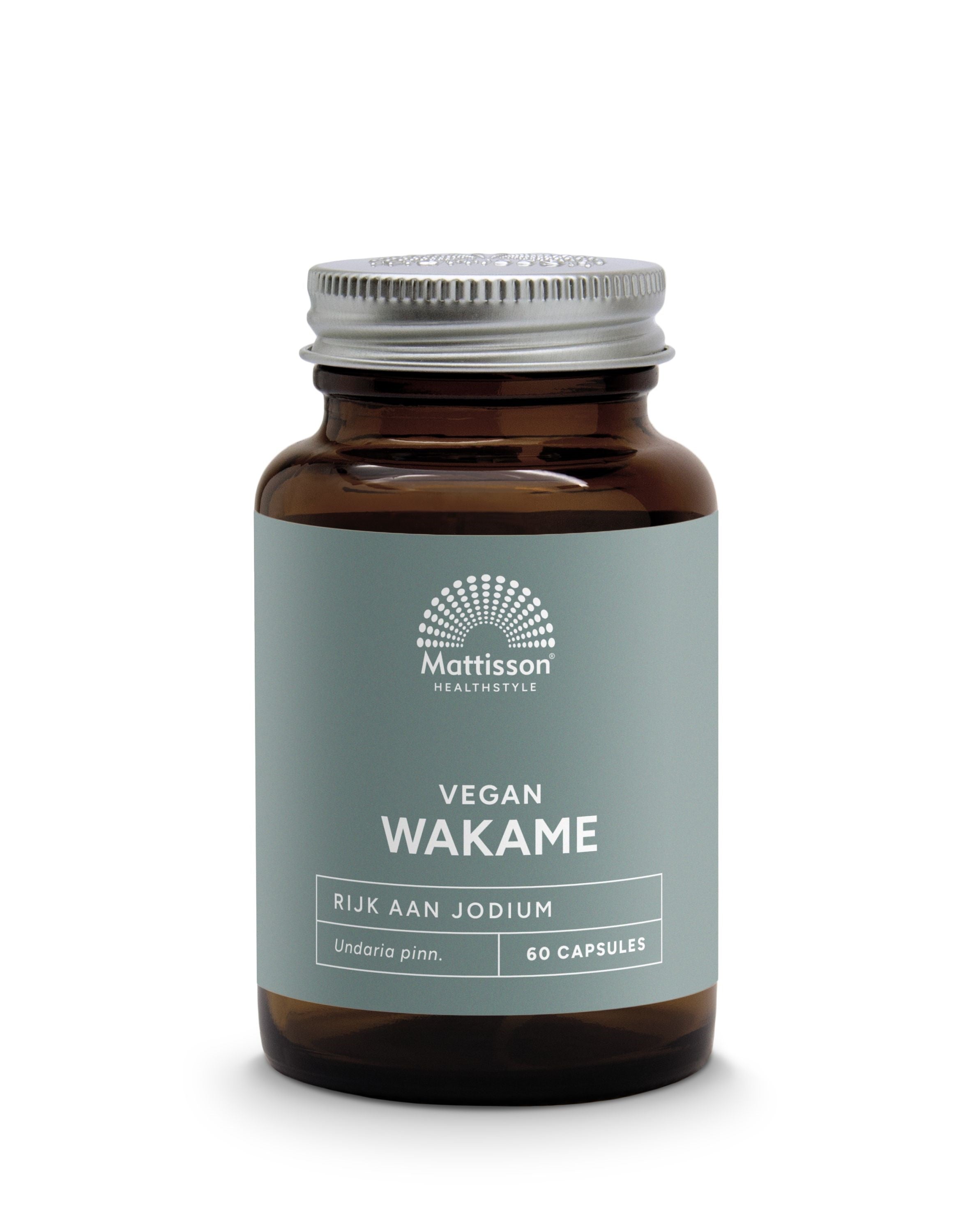 Mattisson Wakame 1000mg bevat jodium 60.00 Vegetarische capsules