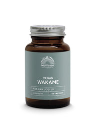 Mattisson Wakame 1000mg bevat jodium 60 Vegetarische capsules