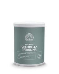Mattisson Organic chlorella spirulina 125 Gram
