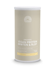 Mattisson Vegan protein erwten & rijst vanille bio 500 Gram