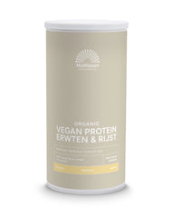 Mattisson Vegan protein erwten & rijst vanille bio 500 Gram