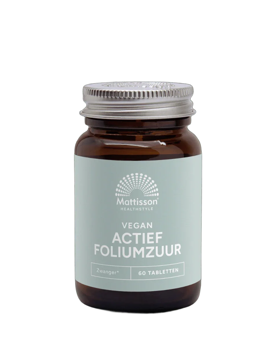 Mattisson Actief foliumzuur Quatrefolic 400mcg 60 Tabletten