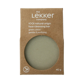 Lekker Company Face bar green clean 40 Gram