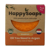 Happysoaps Shampoo bar oil you need argan 1 Stuks