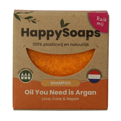 Happysoaps Shampoo bar oil you need argan 1 Stuks
