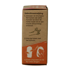 Happysoaps Shampoo bar oil you need argan 1 Stuks