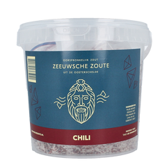 Zeeuwsche Zoute Zout met chili in emmer 1.00 Kilogram