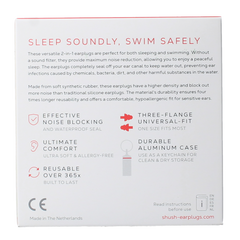 Shush Slaap en zwem oordopjes 1 Paar