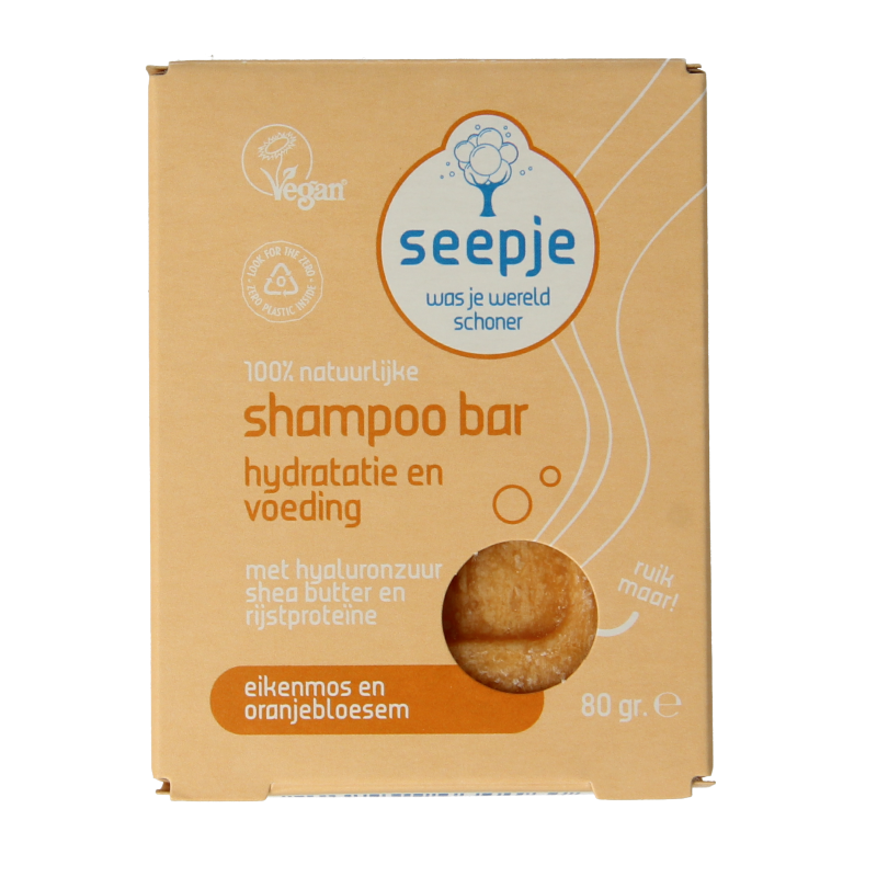 Seepje Shampoo bar eikenmos en oranjebloesem 80 Gram
