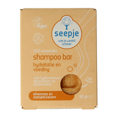 Seepje Shampoo bar eikenmos en oranjebloesem 80.00 Gram
