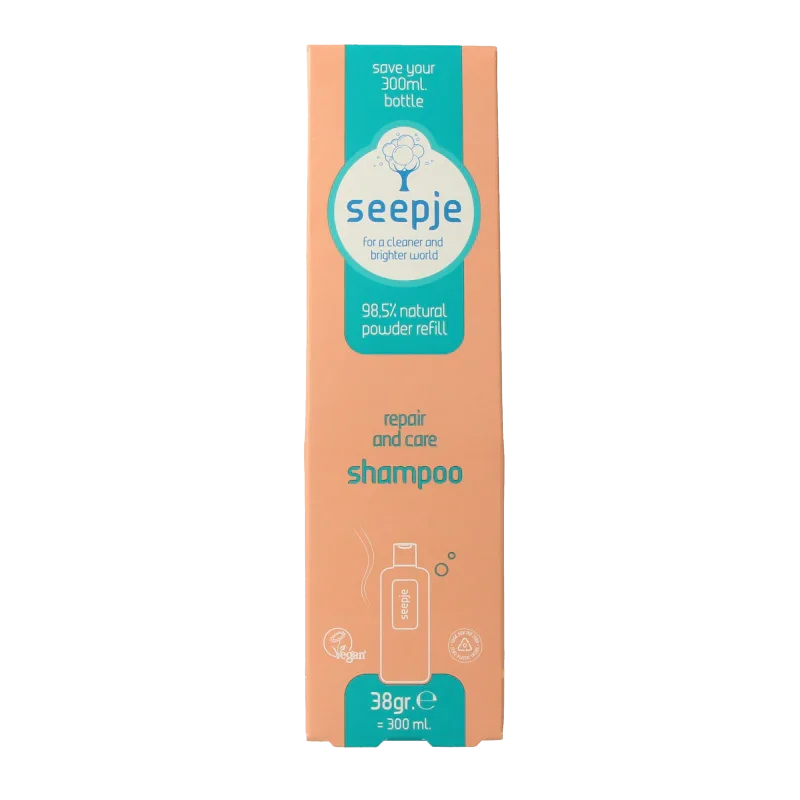 Seepje Shampoo repair and care navulling 38 Gram