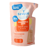 Seepje Wasverzachter sandelhout en perzik navulling 750 Milliliter