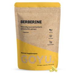 Goyu Berberine extract 400mg 60.00 Vegetarische capsules