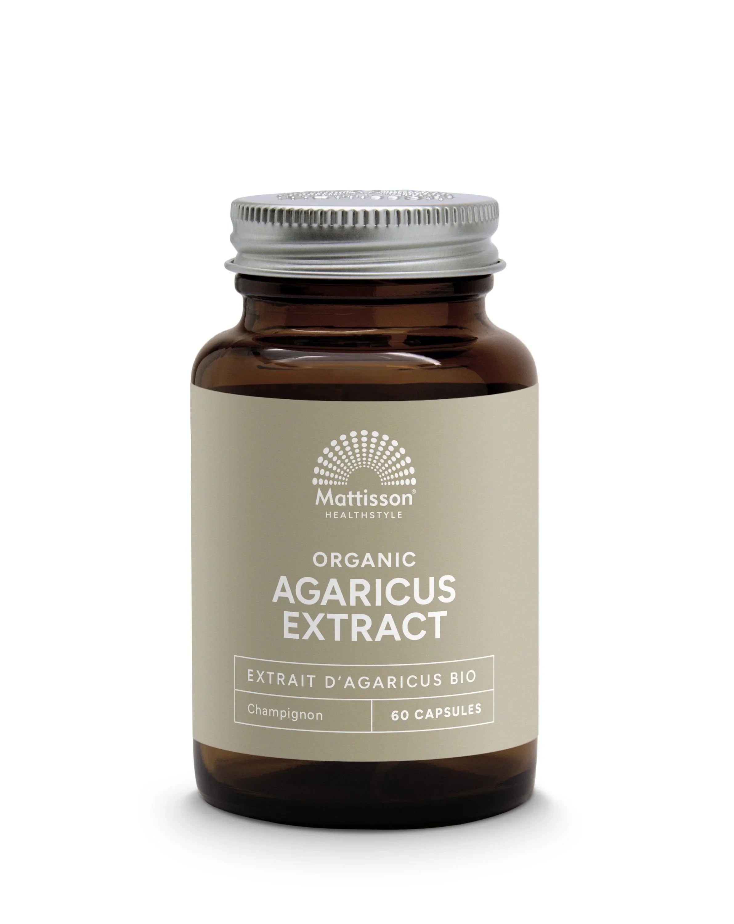 Mattisson Agaricus extract 400mg bio 60 Capsules