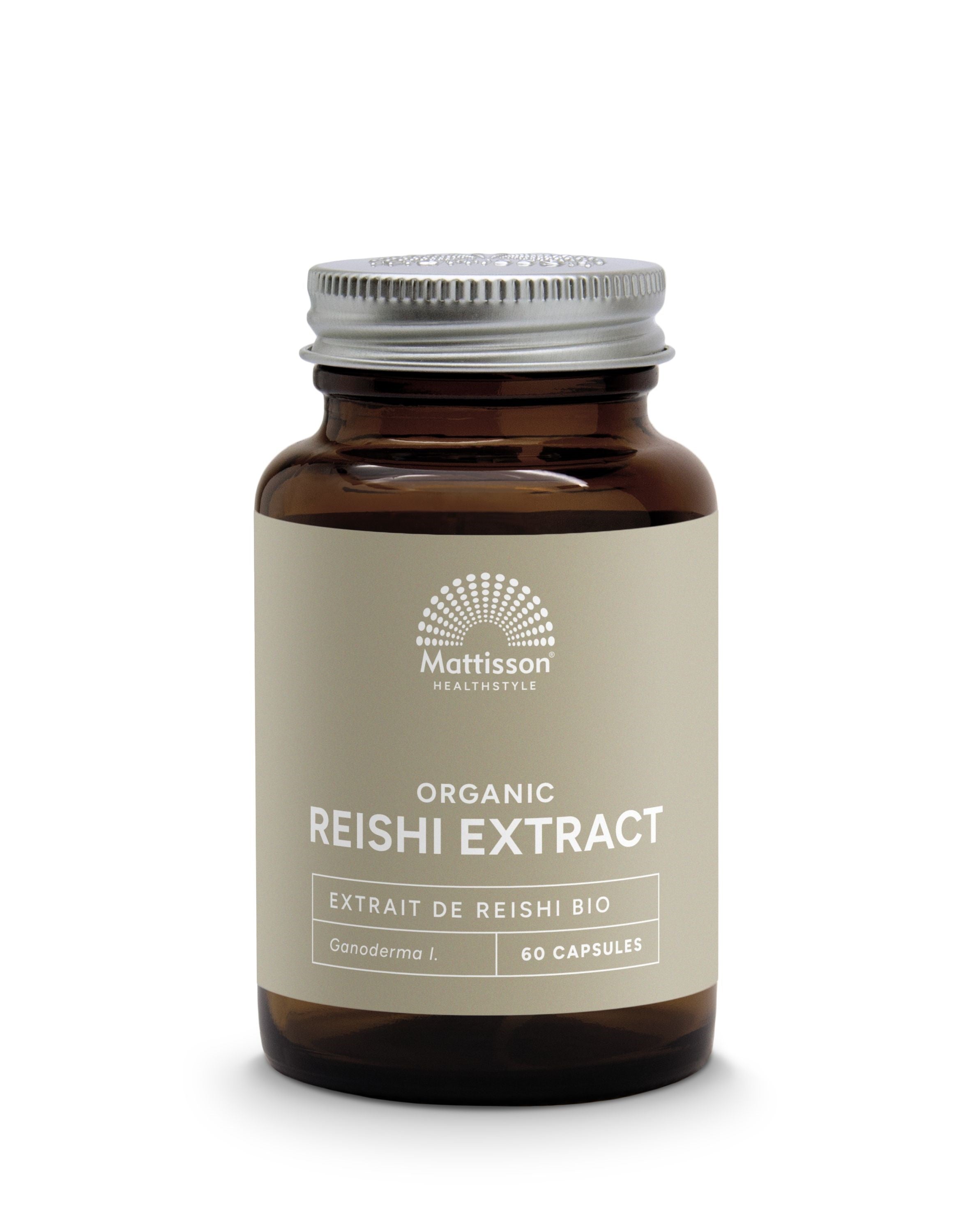 Mattisson Organic reishi extract 400mg bio 60 Capsules