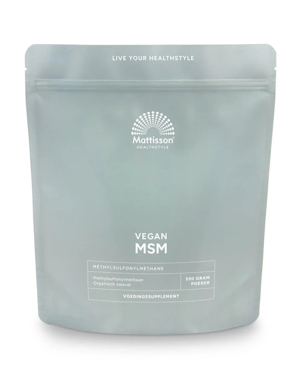 Mattisson Vegan MSM poeder pure 550.00 Gram
