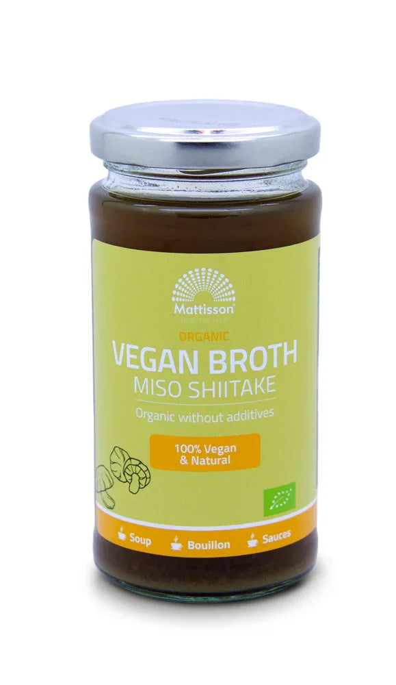 Mattisson Organic miso bone broth 240 Milliliter