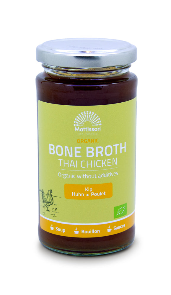 Mattisson Organic Thai chicken bone broth 240 Milliliter