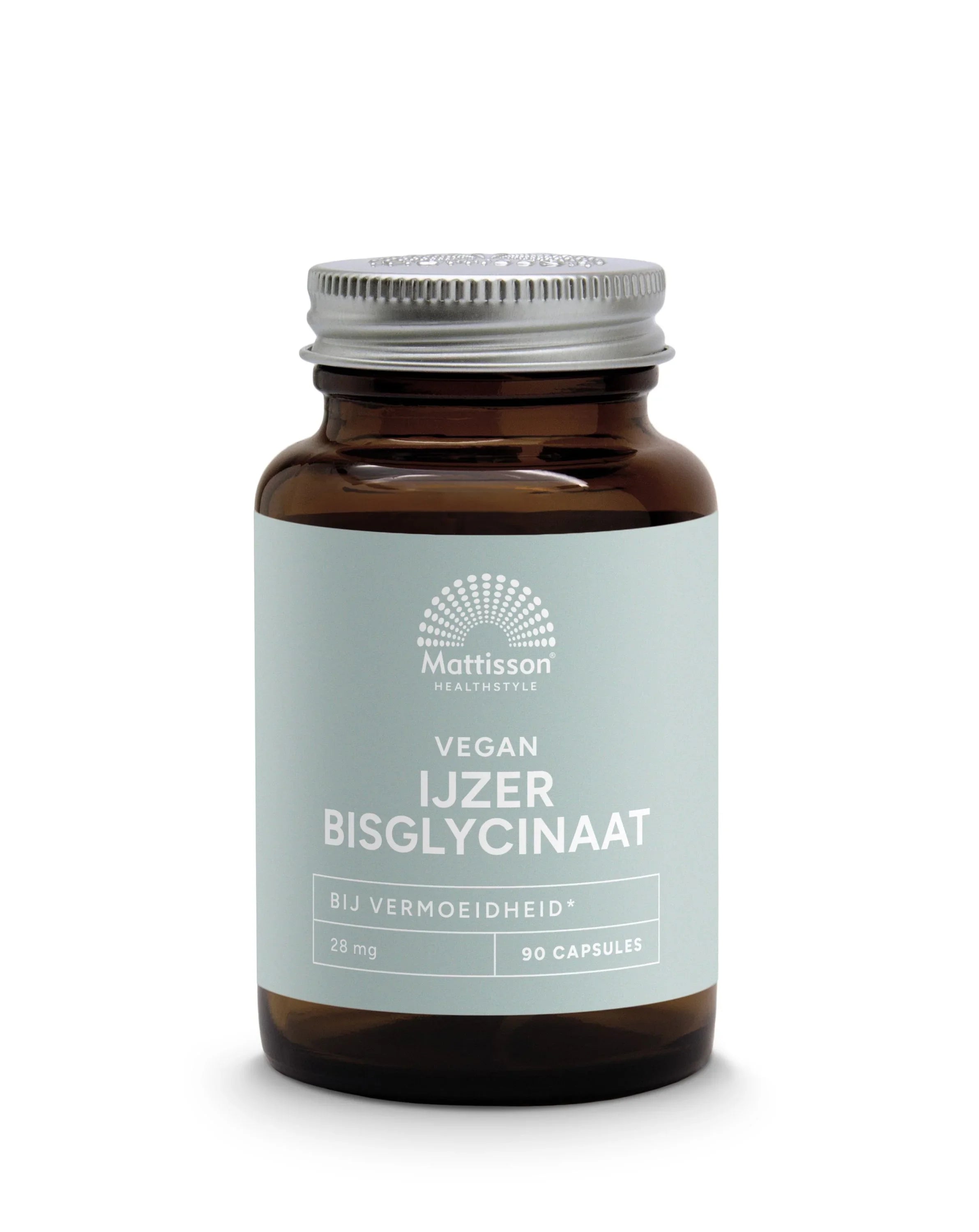 Mattisson Vegan ijzer bisglycinaat 28mg 90 Vegetarische capsules