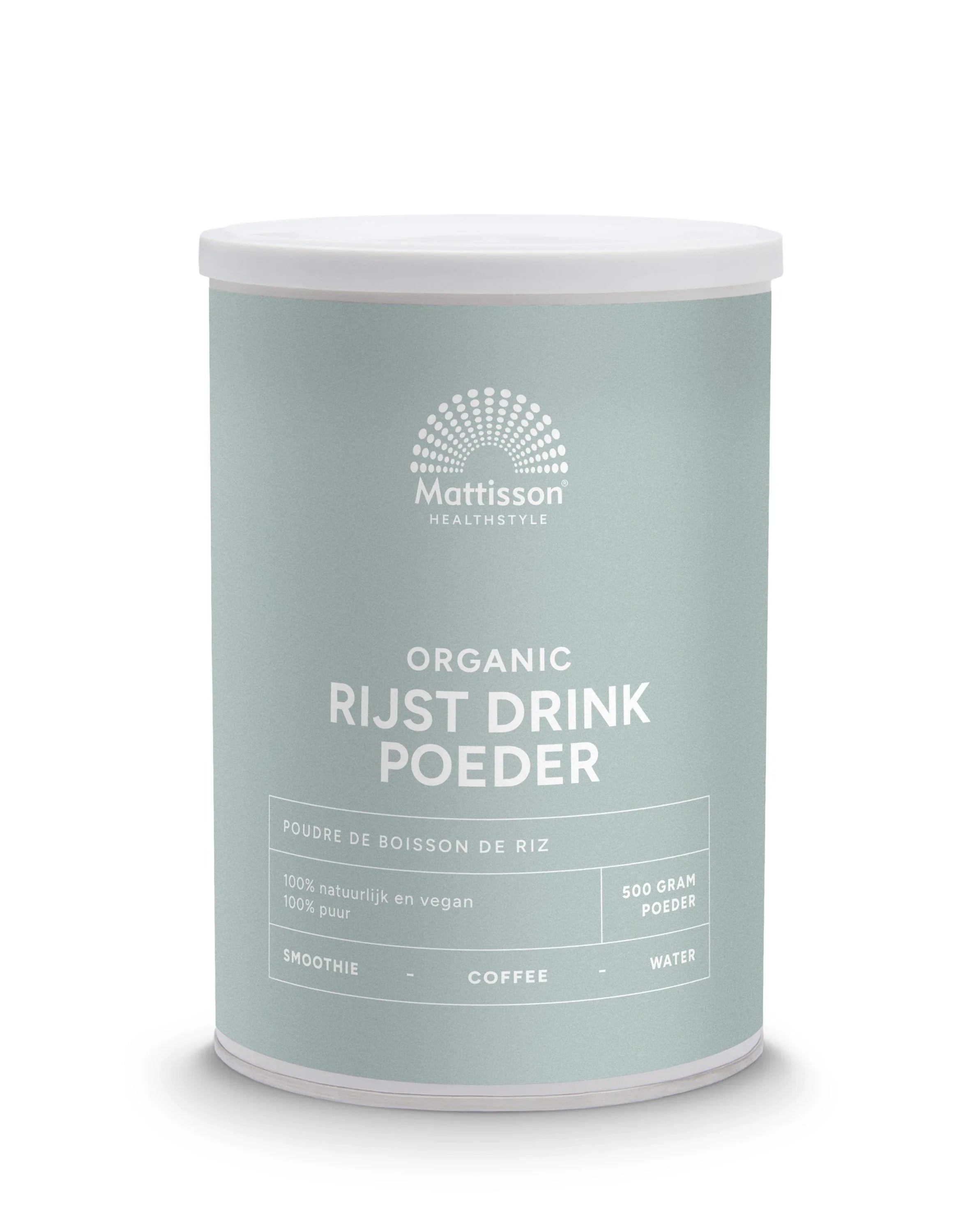 Mattisson Biologisch rijst drink poeder 500 Gram