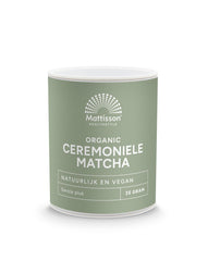 Mattisson Biologische ceremoniele matcha poeder 35.00 Gram