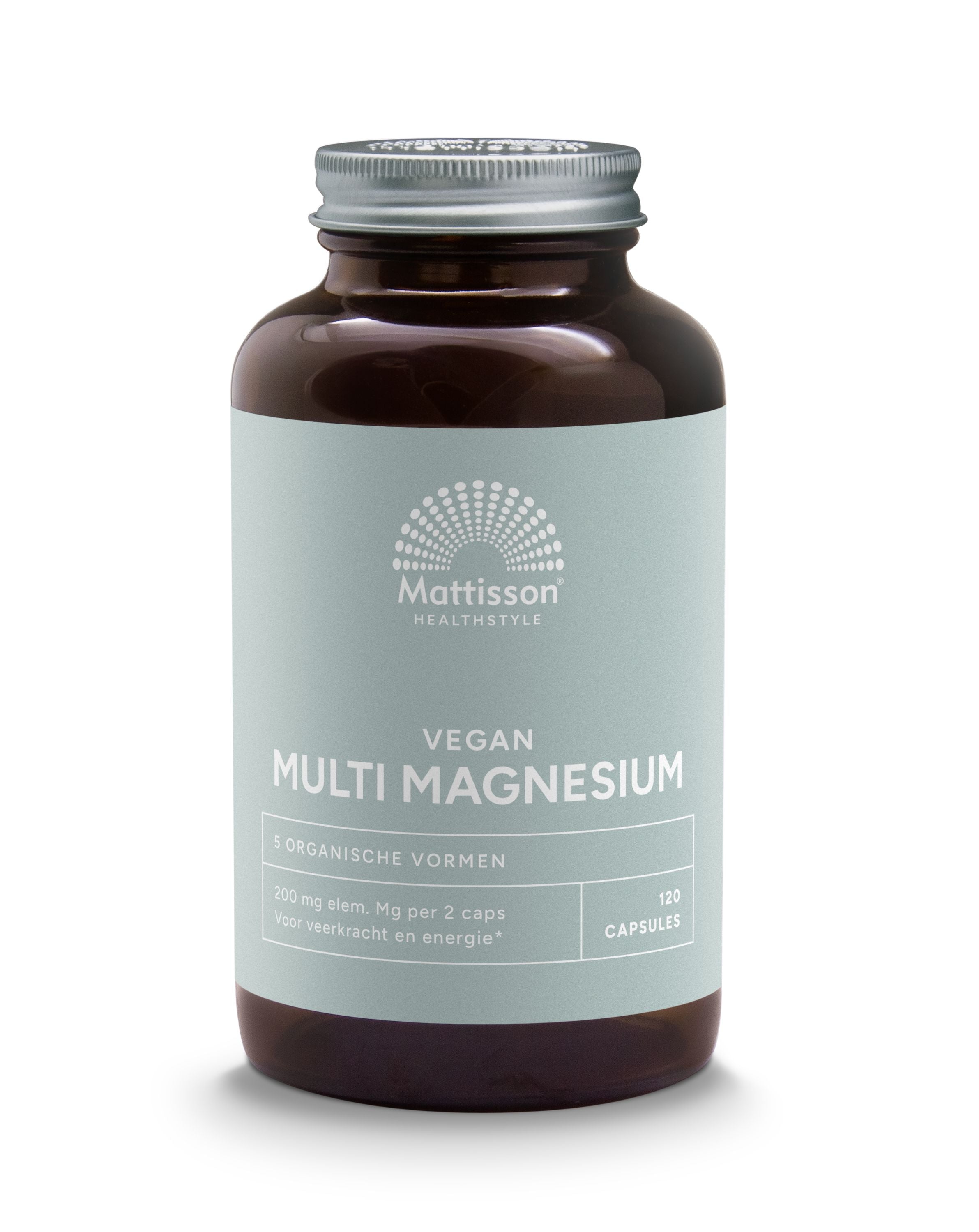 Mattisson Vegan multi magnesium 200mg 120.00 Vegetarische capsules