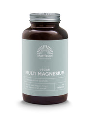 Mattisson Vegan multi magnesium 200mg 120.00 Vegetarische capsules