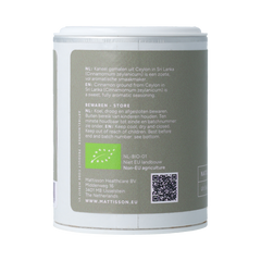 Mattisson Organic Ceylon Kaneel 35.00 Gram