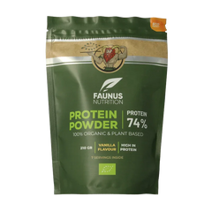 Faunus Nutrition Proteine gefermenteerd vanille bio 210 Gram