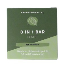 Shampoobars 3-in-1 Bar forest 60.00 Gram