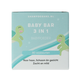 Shampoobars 3-in-1 Baby bar babypoeder 60 Gram