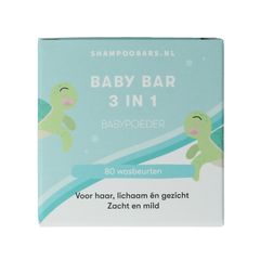 Shampoobars 3-in-1 Baby bar babypoeder 60.00 Gram