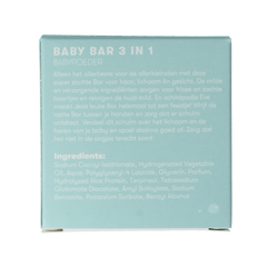 Shampoobars 3-in-1 Baby bar babypoeder 60.00 Gram