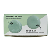 Shampoobars Mini shampoo & body bar aloe vera & komkommer 20 Gram