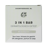 Shampoobars Bar 0% 3-in-1 neutraal 60.00 Gram