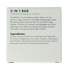Shampoobars Bar 0% 3-in-1 neutraal 60.00 Gram
